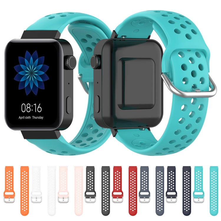 Per Xiaomi Watch / Huawei Honor S1 cinturino da polso sportivo in tinta unita da 18 mm