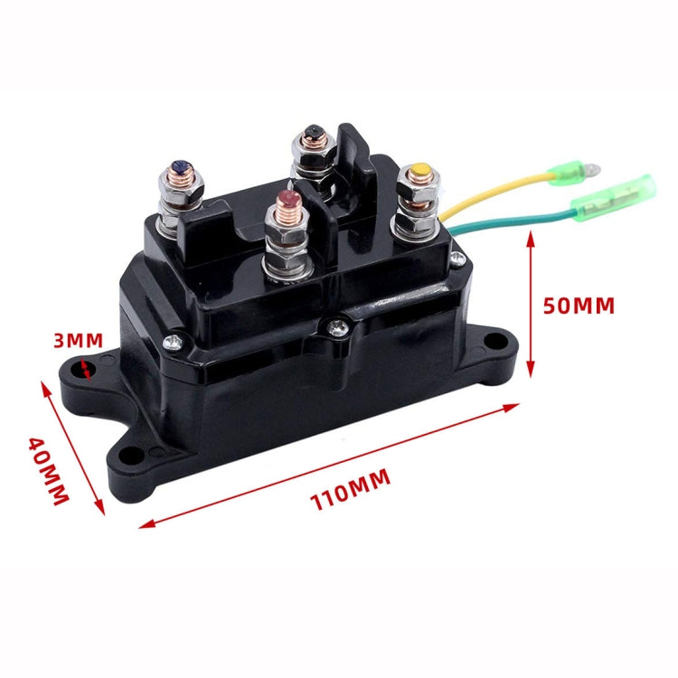 Per UTV / camioncino / ATV Relè per verricello elettrico Contattore solenoide per carichi pesanti, Winch Relay