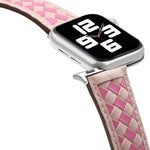 Cinturino intrecciato in vera pelle, For Apple Watch Ultra 49mm / Series 8&7 45mm / SE 2&6&SE&5&4 44mm / 3&2&1 42mm, For Apple Watch Series 8&7 41mm / SE 2&6&SE&5&4 40mm / 3&2&1 38mm
