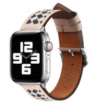 Cinturino intrecciato in vera pelle, For Apple Watch Ultra 49mm / Series 8&7 45mm / SE 2&6&SE&5&4 44mm / 3&2&1 42mm, For Apple Watch Series 8&7 41mm / SE 2&6&SE&5&4 40mm / 3&2&1 38mm