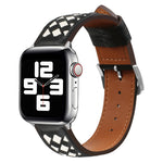Cinturino intrecciato in vera pelle, For Apple Watch Ultra 49mm / Series 8&7 45mm / SE 2&6&SE&5&4 44mm / 3&2&1 42mm, For Apple Watch Series 8&7 41mm / SE 2&6&SE&5&4 40mm / 3&2&1 38mm