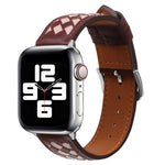 Cinturino intrecciato in vera pelle, For Apple Watch Ultra 49mm / Series 8&7 45mm / SE 2&6&SE&5&4 44mm / 3&2&1 42mm, For Apple Watch Series 8&7 41mm / SE 2&6&SE&5&4 40mm / 3&2&1 38mm