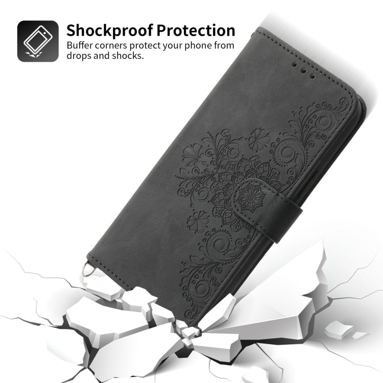 Custodia per telefono in pelle con portafoglio in rilievo con fiori al tatto, For iPhone 14, For iPhone 14 Plus, For iPhone 14 Pro, For iPhone 14 Pro Max