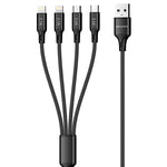 Cavo ricarica multiplo USB a USB-C 4 in 1 1,5m