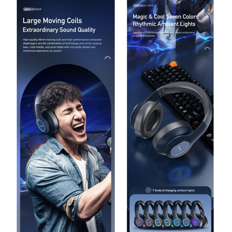 Cuffie stereo wireless awei A100BL, A100BL