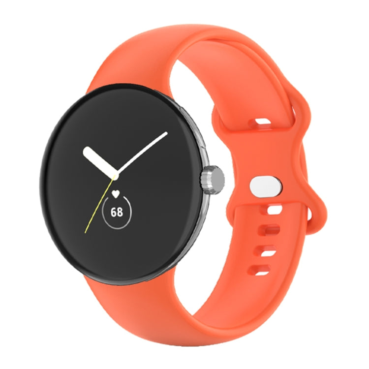 Per Google Pixel Watch cinturino in silicone monocolore, Man, Women