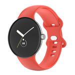 Per Google Pixel Watch cinturino in silicone monocolore, Man, Women