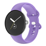 Per Google Pixel Watch cinturino in silicone monocolore, Man, Women