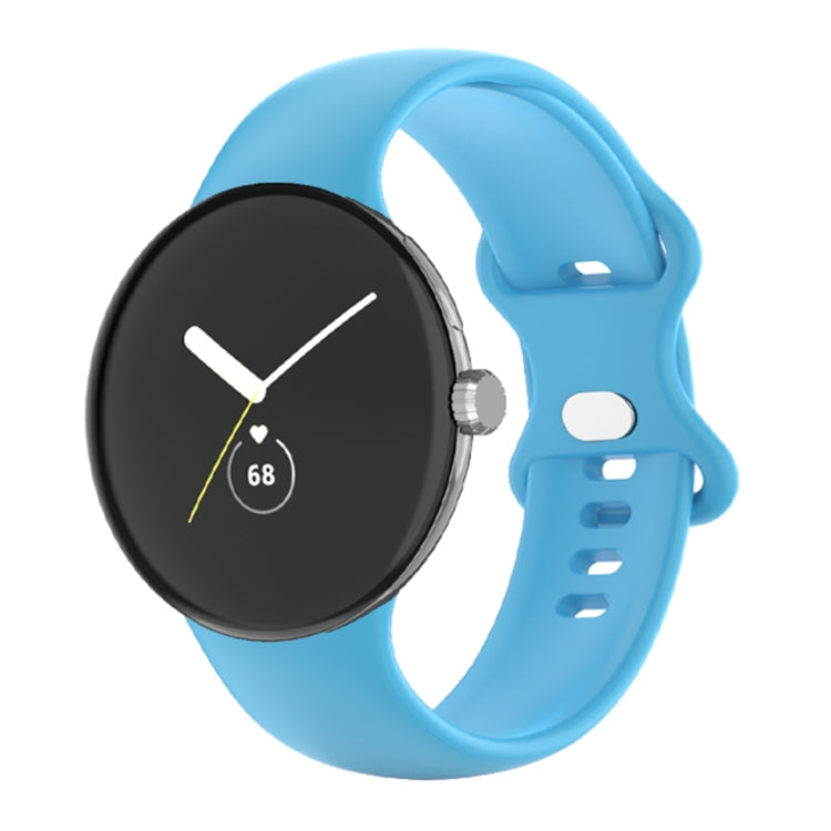 Per Google Pixel Watch cinturino in silicone monocolore, Man, Women