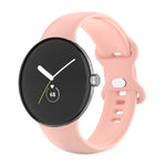 Per Google Pixel Watch cinturino in silicone monocolore, Man, Women