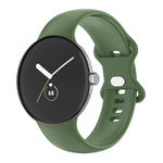 Per Google Pixel Watch cinturino in silicone monocolore, Man, Women