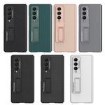 Custodia per telefono completa in pelle liscia ultrasottile GKK con supporto, For Samsung Galaxy Z Fold4