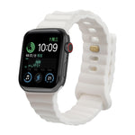 Cinturino in silicone con fibbia inversa, For Apple Watch Ultra 49mm / Series 8&7 45mm / SE 2&6&SE&5&4 44mm / 3&2&1 42mm, For Apple Watch Series 8&7 41mm / SE 2&6&SE&5&4 40mm / 3&2&1 38mm