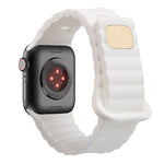 Cinturino in silicone con fibbia inversa, For Apple Watch Ultra 49mm / Series 8&7 45mm / SE 2&6&SE&5&4 44mm / 3&2&1 42mm, For Apple Watch Series 8&7 41mm / SE 2&6&SE&5&4 40mm / 3&2&1 38mm