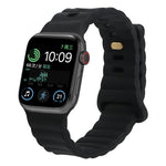 Cinturino in silicone con fibbia inversa, For Apple Watch Ultra 49mm / Series 8&7 45mm / SE 2&6&SE&5&4 44mm / 3&2&1 42mm, For Apple Watch Series 8&7 41mm / SE 2&6&SE&5&4 40mm / 3&2&1 38mm