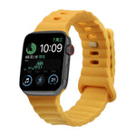 Cinturino in silicone con fibbia inversa, For Apple Watch Ultra 49mm / Series 8&7 45mm / SE 2&6&SE&5&4 44mm / 3&2&1 42mm, For Apple Watch Series 8&7 41mm / SE 2&6&SE&5&4 40mm / 3&2&1 38mm