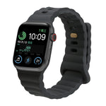Cinturino in silicone con fibbia inversa, For Apple Watch Ultra 49mm / Series 8&7 45mm / SE 2&6&SE&5&4 44mm / 3&2&1 42mm, For Apple Watch Series 8&7 41mm / SE 2&6&SE&5&4 40mm / 3&2&1 38mm