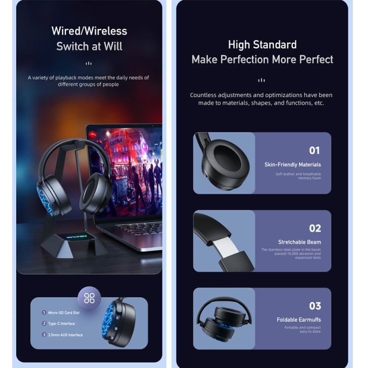 Cuffie stereo wireless awei A780 Pro, A780 Pro