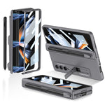 Custodia per cellulare con cerniera magnetica GKK con supporto e slot per penna, For Samsung Galaxy Z Fold4