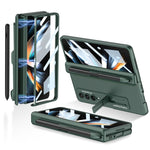 Custodia per cellulare con cerniera magnetica GKK con supporto e slot per penna, For Samsung Galaxy Z Fold4