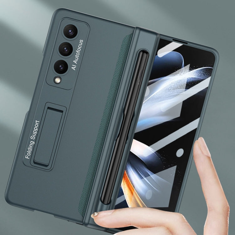 Custodia per cellulare con cerniera magnetica GKK con supporto e slot per penna, For Samsung Galaxy Z Fold4