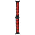 Cinturino per orologio in metallo in acciaio inossidabile a tre ceppi, For Google Pixel Watch 4 / 3 / 2 / 1 41mm
