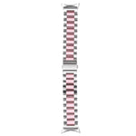 Cinturino per orologio in metallo in acciaio inossidabile a tre ceppi, For Google Pixel Watch 4 / 3 / 2 / 1 41mm