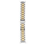 Cinturino per orologio in metallo in acciaio inossidabile a tre ceppi, For Google Pixel Watch 4 / 3 / 2 / 1 41mm