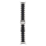Cinturino per orologio in metallo in acciaio inossidabile a tre ceppi, For Google Pixel Watch 4 / 3 / 2 / 1 41mm
