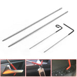 Kit di strumenti di emergenza per blocco chiave per apertura porta auto 13 in 1, Door Open Tool
