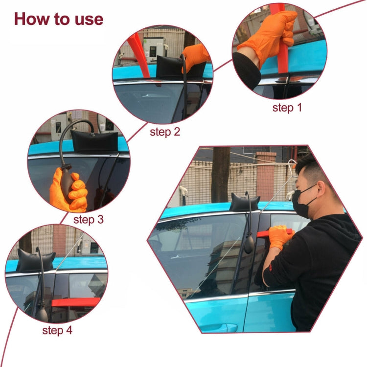Kit di strumenti di emergenza per blocco chiave per apertura porta auto 13 in 1, Door Open Tool