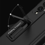 Custodia per cellulare con cerniera magnetica GKK con portapenne e portapenne, For Samsung Galaxy Z Fold4