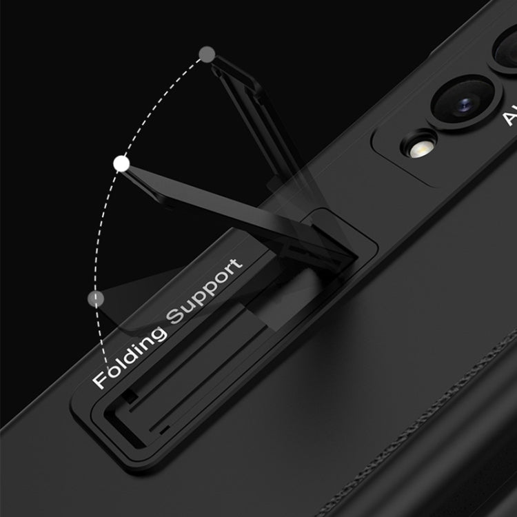 Custodia per cellulare con cerniera magnetica GKK con portapenne e portapenne, For Samsung Galaxy Z Fold4