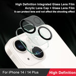 Imak Pellicola con lente in vetro integrata ad alta definizione, For iPhone 14 / 14 Plus, For iPhone 14 Pro / 14 Pro Max