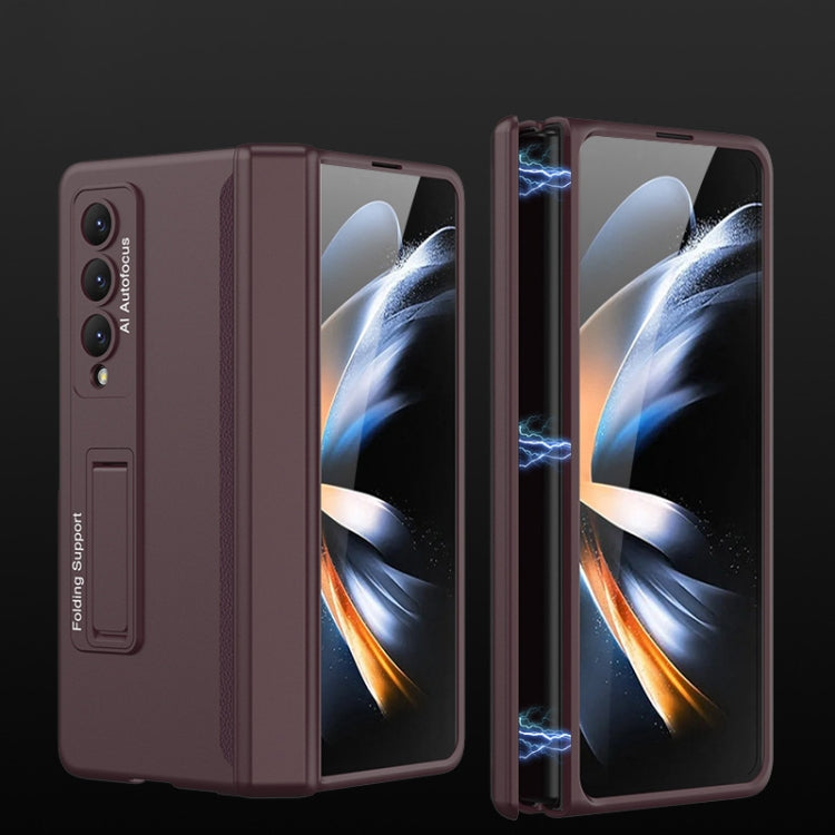 Custodia per telefono completa pieghevole con cerniera magnetica GKK, For Samsung Galaxy Z Fold4