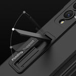 Custodia per telefono completa pieghevole con cerniera magnetica GKK, For Samsung Galaxy Z Fold4