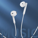 awei PC-1T 1.2m Mini Auricolari semi-in-ear stereo, PC-1T(Black), PC-1T(White)