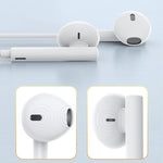 awei PC-1T 1.2m Mini Auricolari semi-in-ear stereo, PC-1T(Black), PC-1T(White)