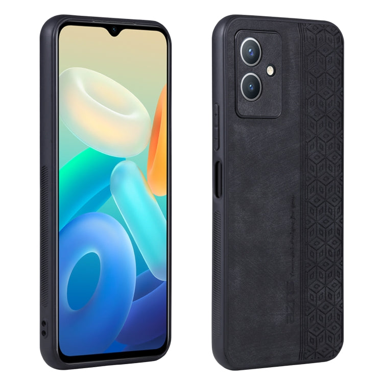 Custodia per telefono AZNS in pelle goffrata 3D, For iPhone 8 Plus / 7 Plus, For iPhone XR, For vivo Y33e, For Huawei Enjoy 50 / nova Y70