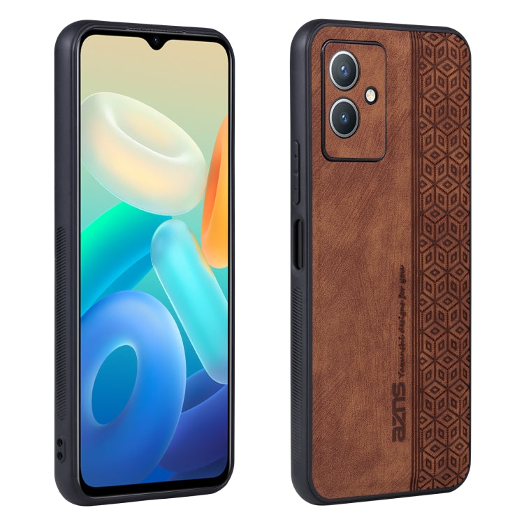 Custodia per telefono AZNS in pelle goffrata 3D, For iPhone 8 Plus / 7 Plus, For iPhone XR, For vivo Y33e, For Huawei Enjoy 50 / nova Y70