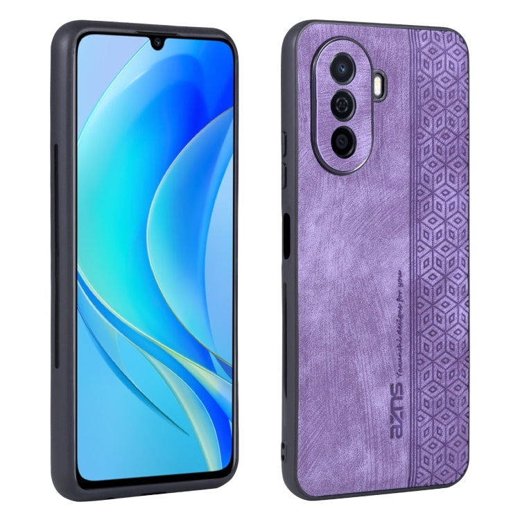 Custodia per telefono AZNS in pelle goffrata 3D, For iPhone 8 Plus / 7 Plus, For iPhone XR, For vivo Y33e, For Huawei Enjoy 50 / nova Y70