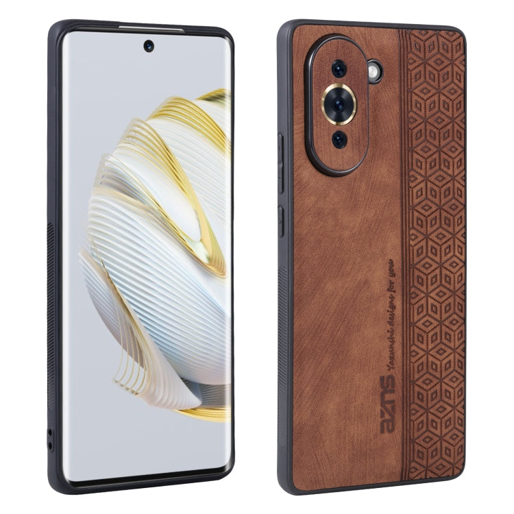 Custodia per telefono AZNS in pelle goffrata 3D, For Huawei nova 9 SE / Honor 50 SE, For Huawei nova 10, For Huawei nova 10 Pro, For Honor 50 Pro / Huawei nova 9 Pro