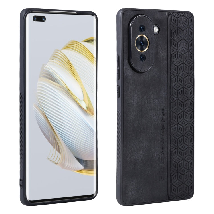 Custodia per telefono AZNS in pelle goffrata 3D, For Huawei nova 9 SE / Honor 50 SE, For Huawei nova 10, For Huawei nova 10 Pro, For Honor 50 Pro / Huawei nova 9 Pro
