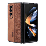 Custodia per telefono AZNS in pelle goffrata 3D, For Samsung Galaxy Z Fold4 5G, For Samsung Galaxy Z Fold3 5G, For iPhone SE 2022 / SE 2020 / 8 / 7