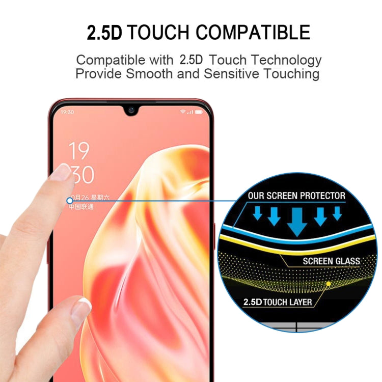 Pellicola vetro temperato 9H con colla piena 2.5D per smartphone