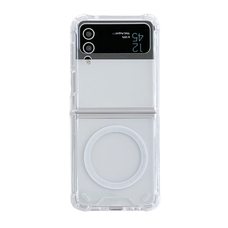 Custodia per telefono magnetica trasparente antiurto Magsafe, For Samsung Galaxy Z Flip3 5G, For Samsung Galaxy Z Flip4, For Samsung Galaxy Z Fold3 5G, For Samsung Galaxy Z Fold4