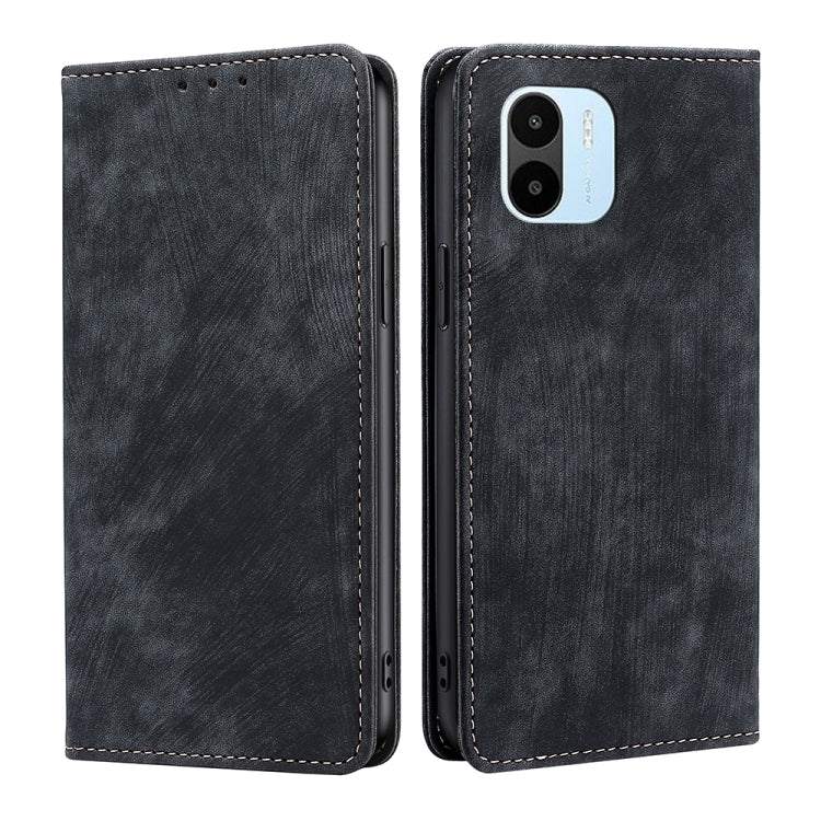 Custodia per telefono in pelle magnetica con spazzola antifurto RFID, For vivo Y35 4G / Y22 / Y22s, For Xiaomi Redmi A1, For Nokia G400, For Sharp Aquos Sense7