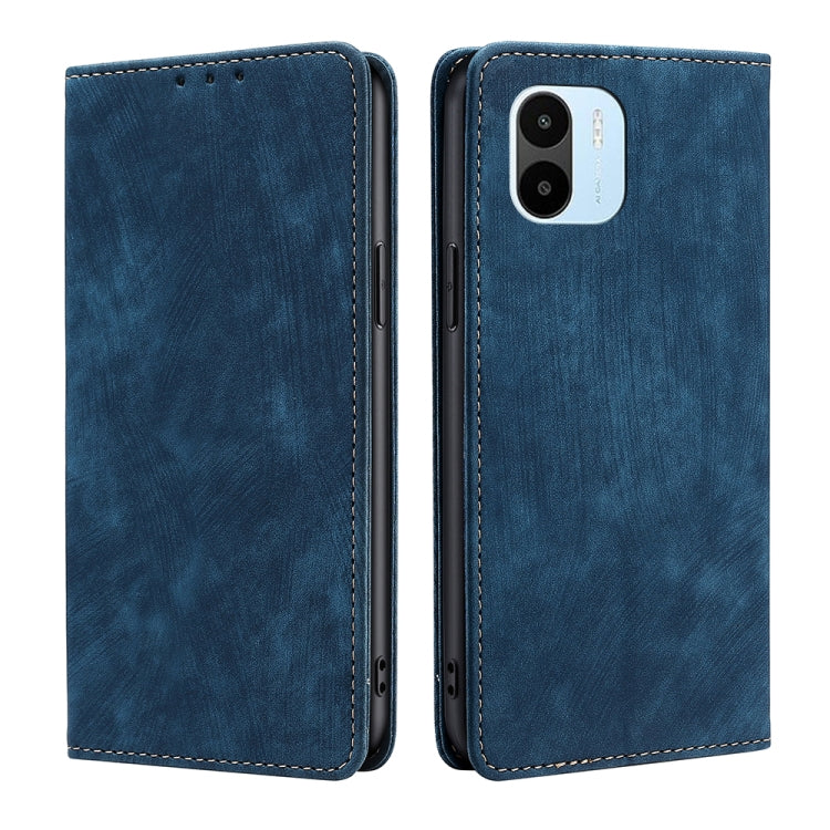 Custodia per telefono in pelle magnetica con spazzola antifurto RFID, For vivo Y35 4G / Y22 / Y22s, For Xiaomi Redmi A1, For Nokia G400, For Sharp Aquos Sense7