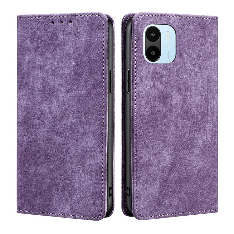 Custodia per telefono in pelle magnetica con spazzola antifurto RFID, For vivo Y35 4G / Y22 / Y22s, For Xiaomi Redmi A1, For Nokia G400, For Sharp Aquos Sense7
