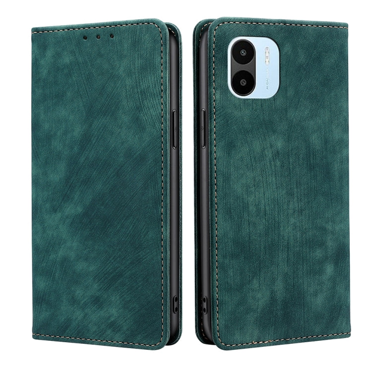Custodia per telefono in pelle magnetica con spazzola antifurto RFID, For vivo Y35 4G / Y22 / Y22s, For Xiaomi Redmi A1, For Nokia G400, For Sharp Aquos Sense7